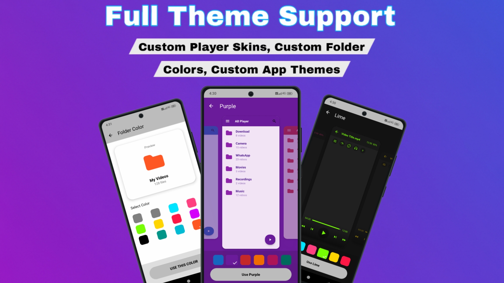 Floating popup player